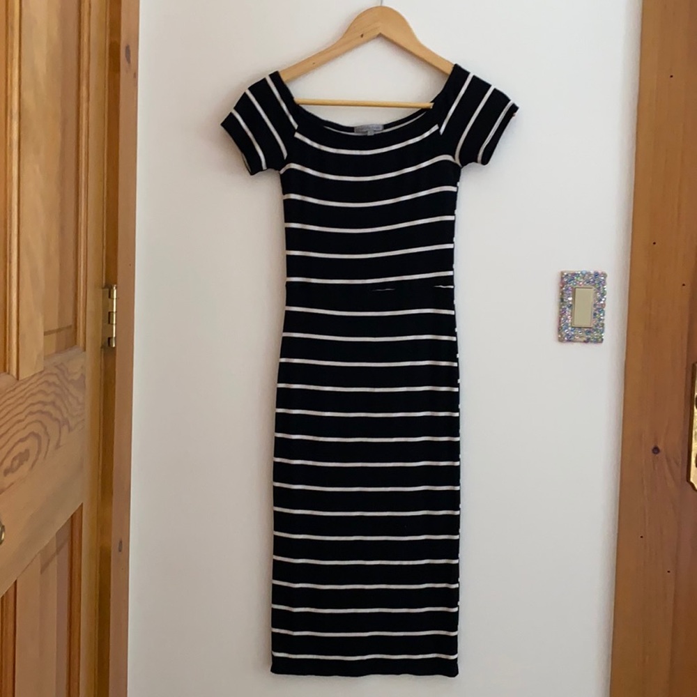 Striped maxi dress